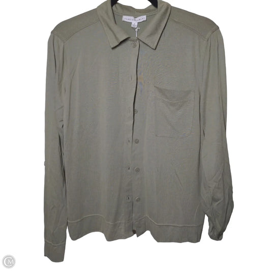 Top Long Sleeve By Jane And Delancey In Green, Size: S
