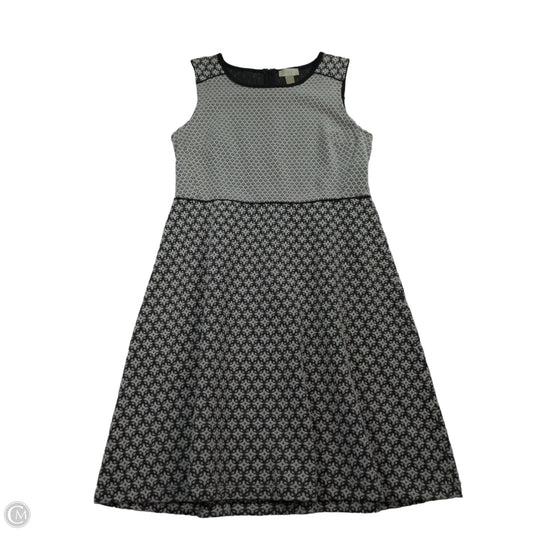 Dress Casual Short By Loft In Black & Cream, Size: 12