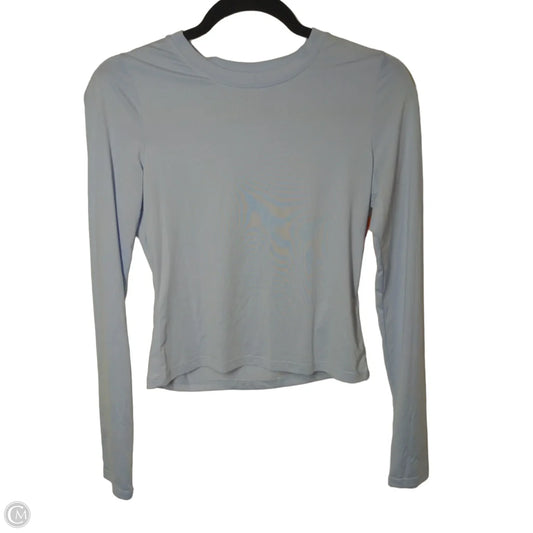 Top Long Sleeve Basic By Divided In Blue, Size: S