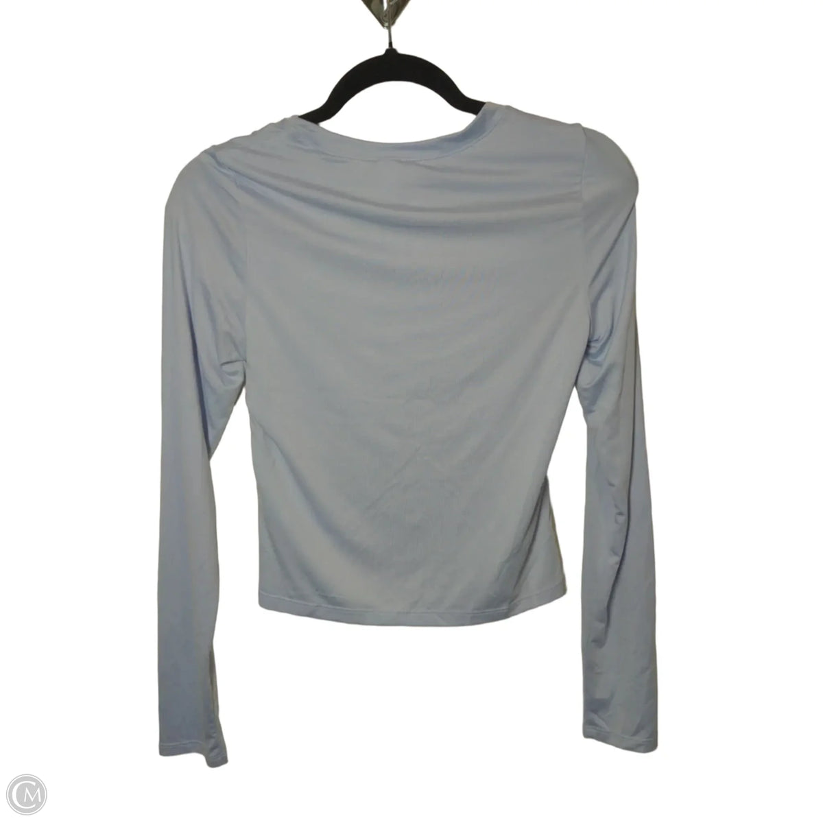 Top Long Sleeve Basic By Divided In Blue, Size: S