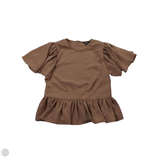 Blouse Short Sleeve By Express In Pink, Size: S