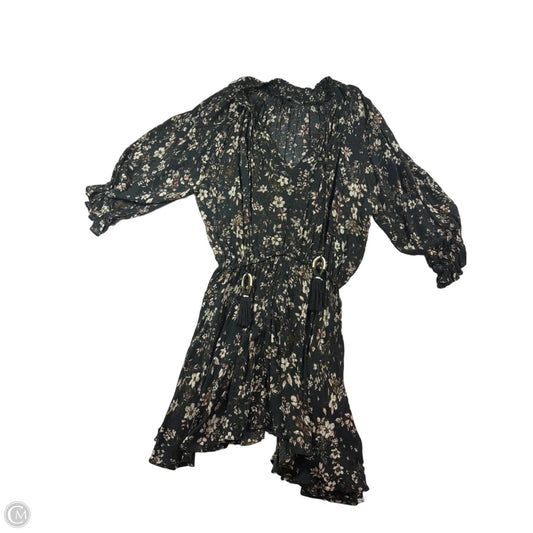 Dress Casual Short By Zara In Floral Print, Size: S