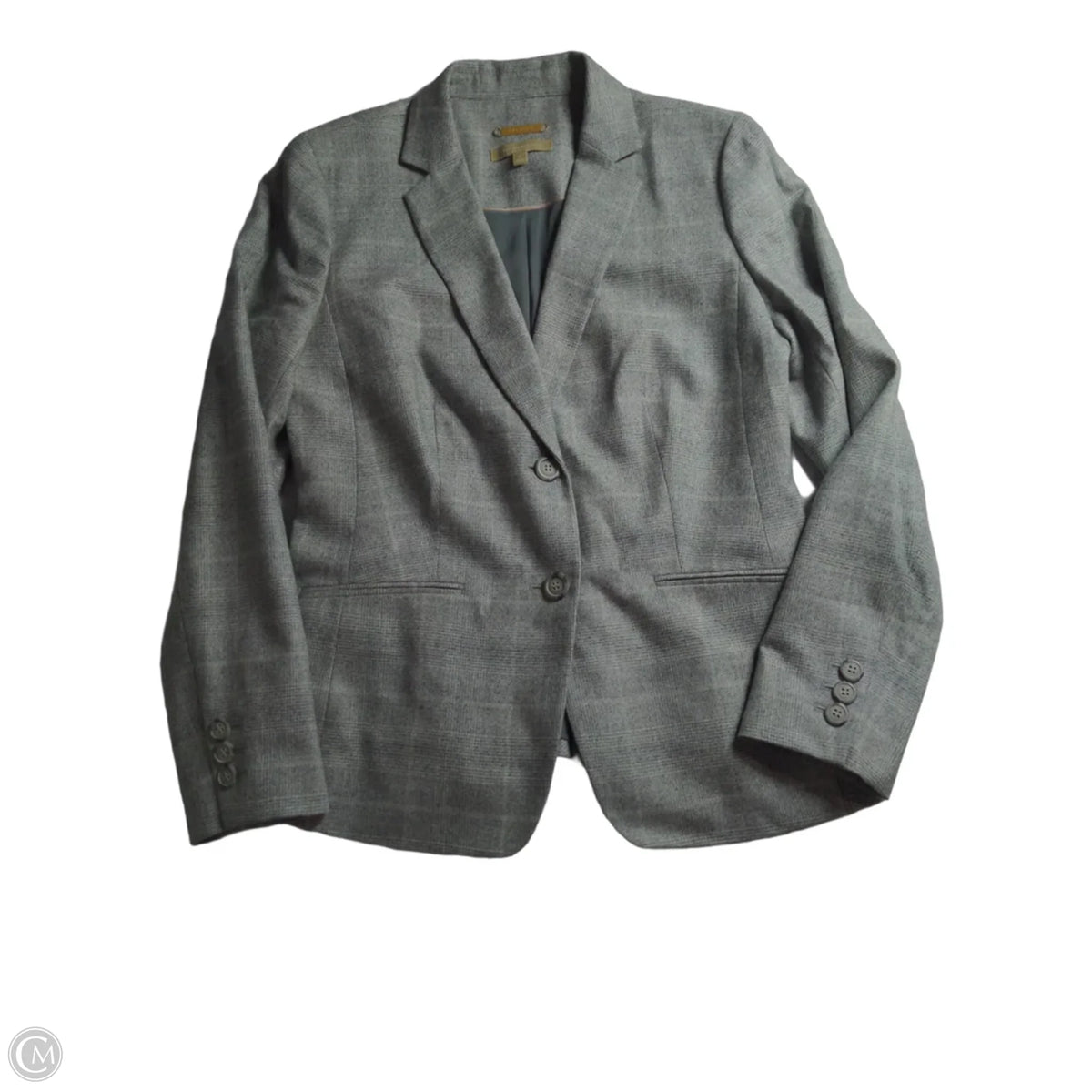 Blazer By Talbots In Grey, Size: 8