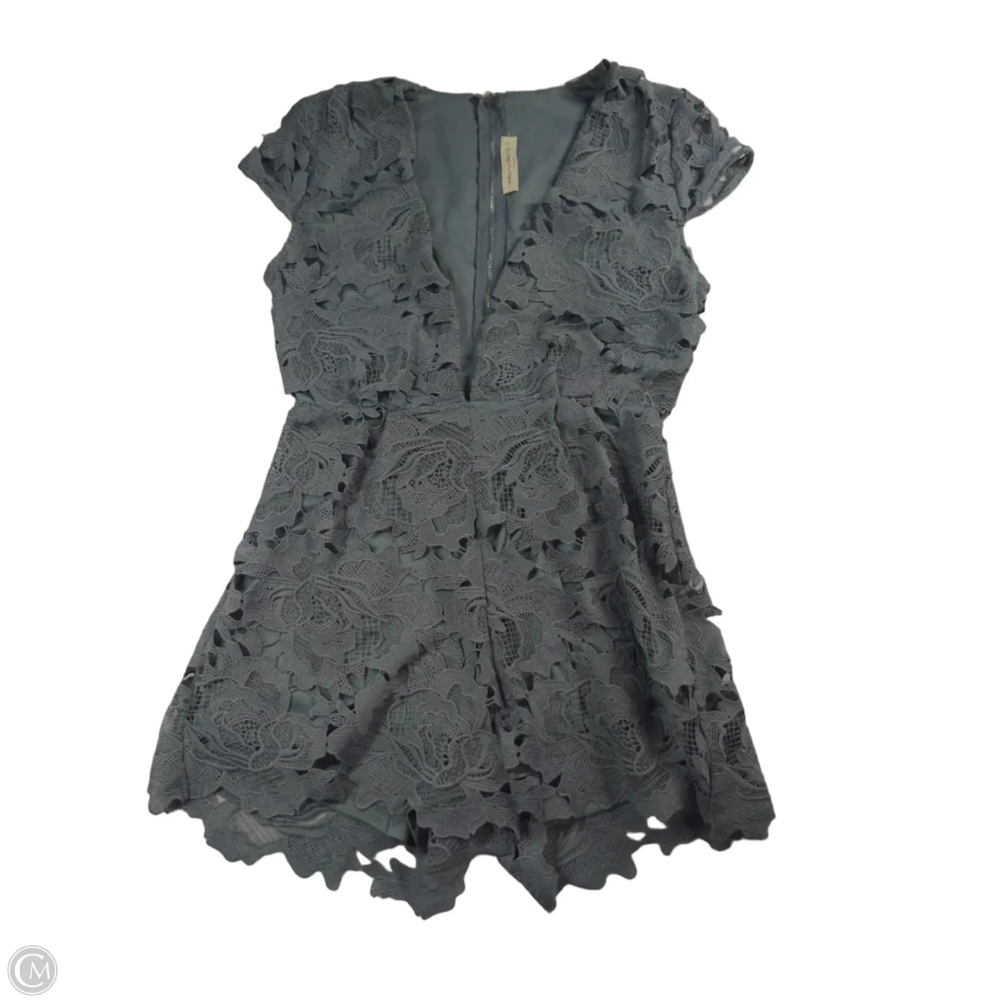 Romper By Clothes Mentor In Grey, Size: M