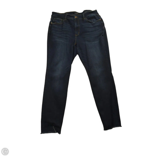 Jeans Straight By Judy Blue In Blue, Size: 16