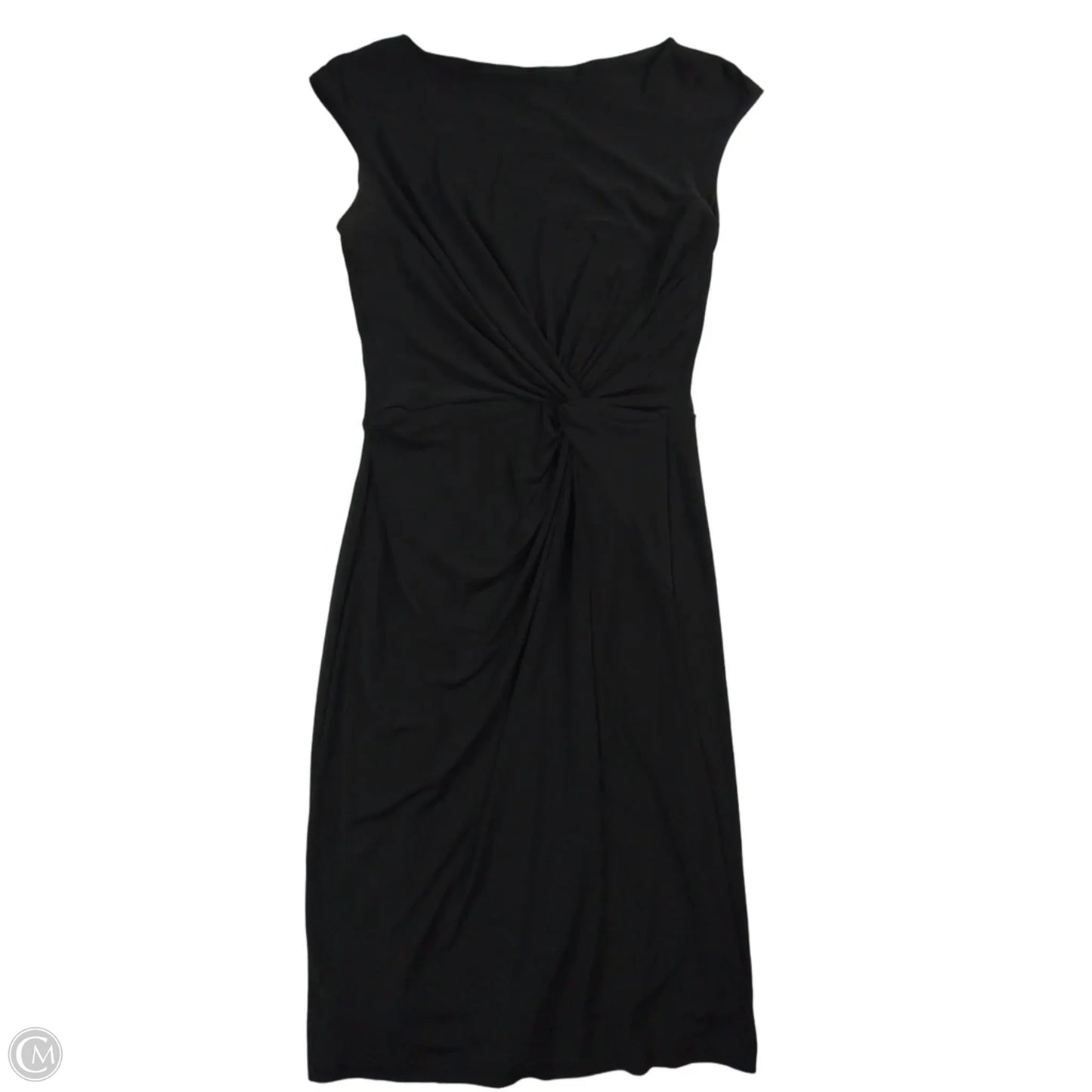 Dress Party Midi By Lauren By Ralph Lauren In Black, Size: 8