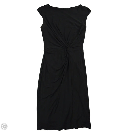 Dress Party Midi By Lauren By Ralph Lauren In Black, Size: 8