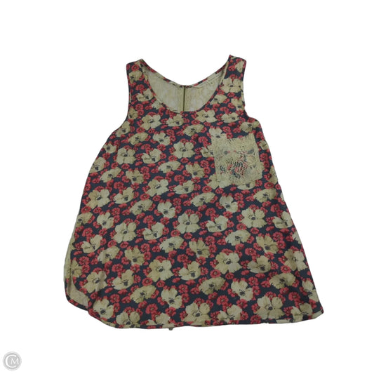 Top Sleeveless By Rachel Roy In Floral Print, Size: M