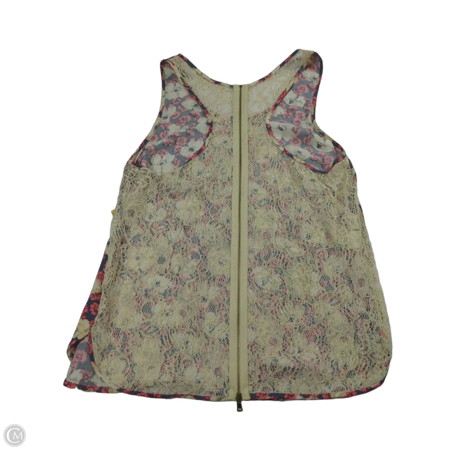 Top Sleeveless By Rachel Roy In Floral Print, Size: M