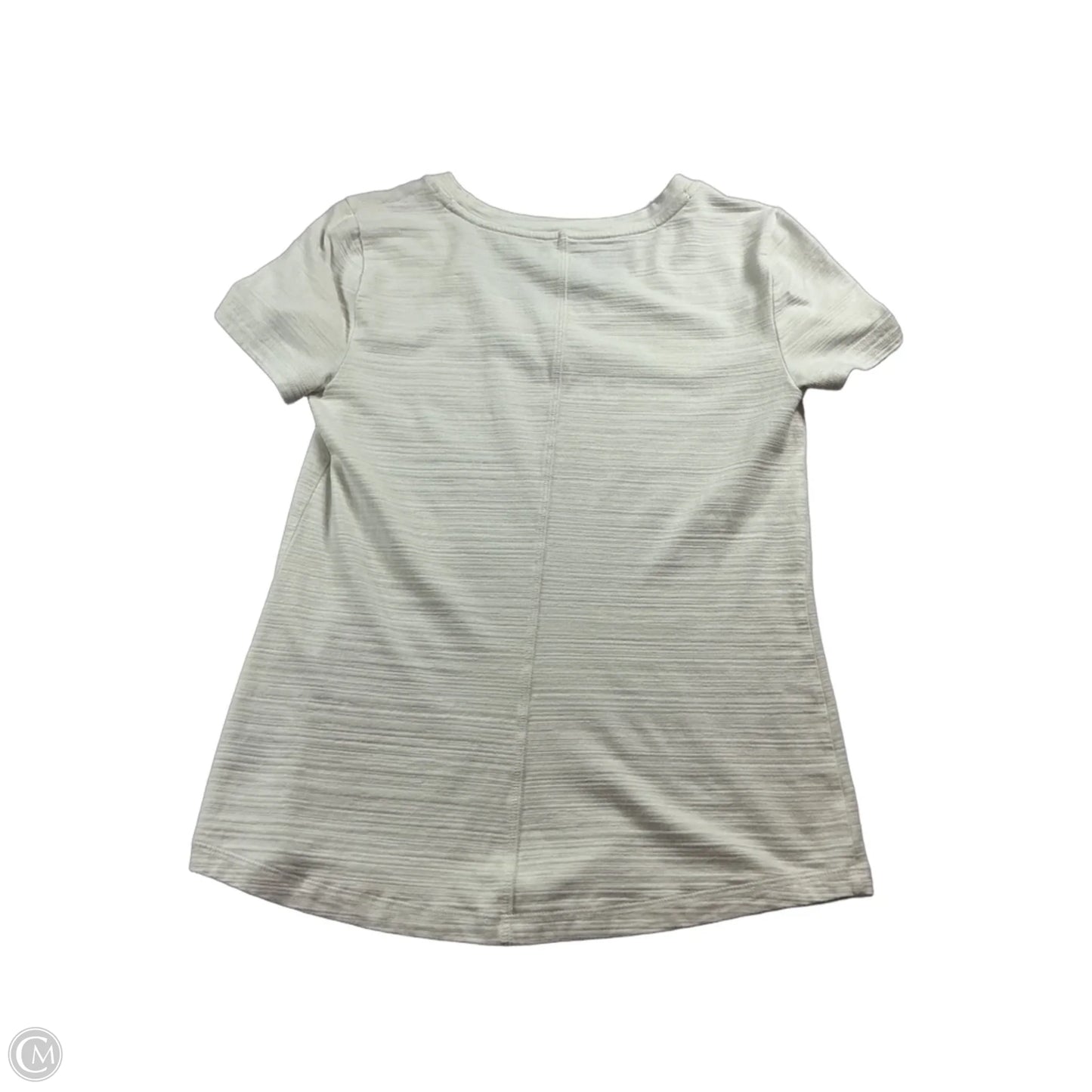 Top Short Sleeve Basic By Talbots In White, Size: Xs