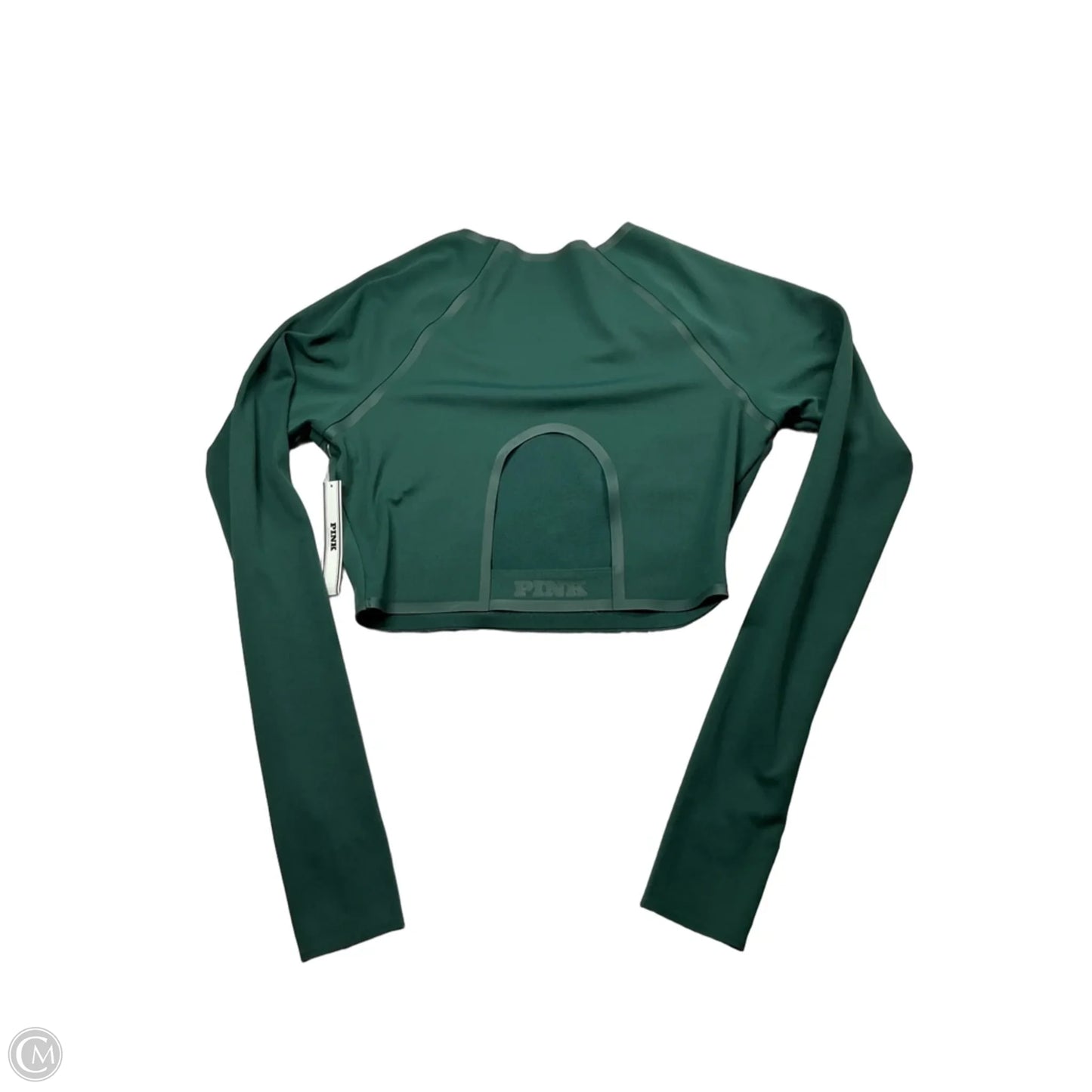 Top Long Sleeve Basic By Pink In Green, Size: Small