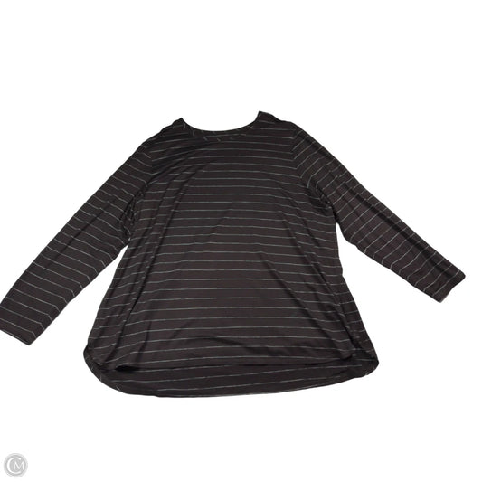 Top Long Sleeve By J. Jill In Striped Pattern, Size: 2x