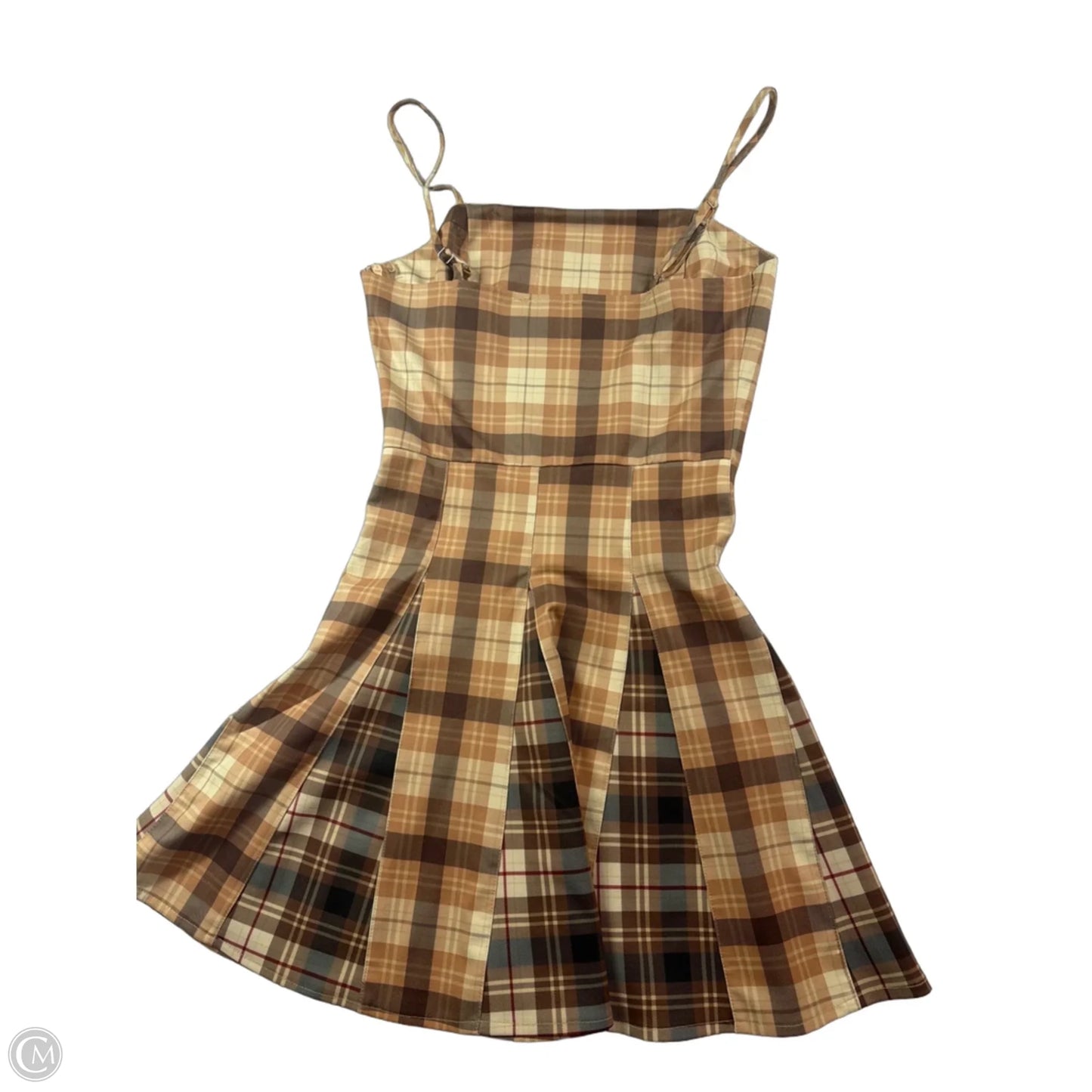 Dress Casual Short By Akira In Plaid Pattern, Size: S
