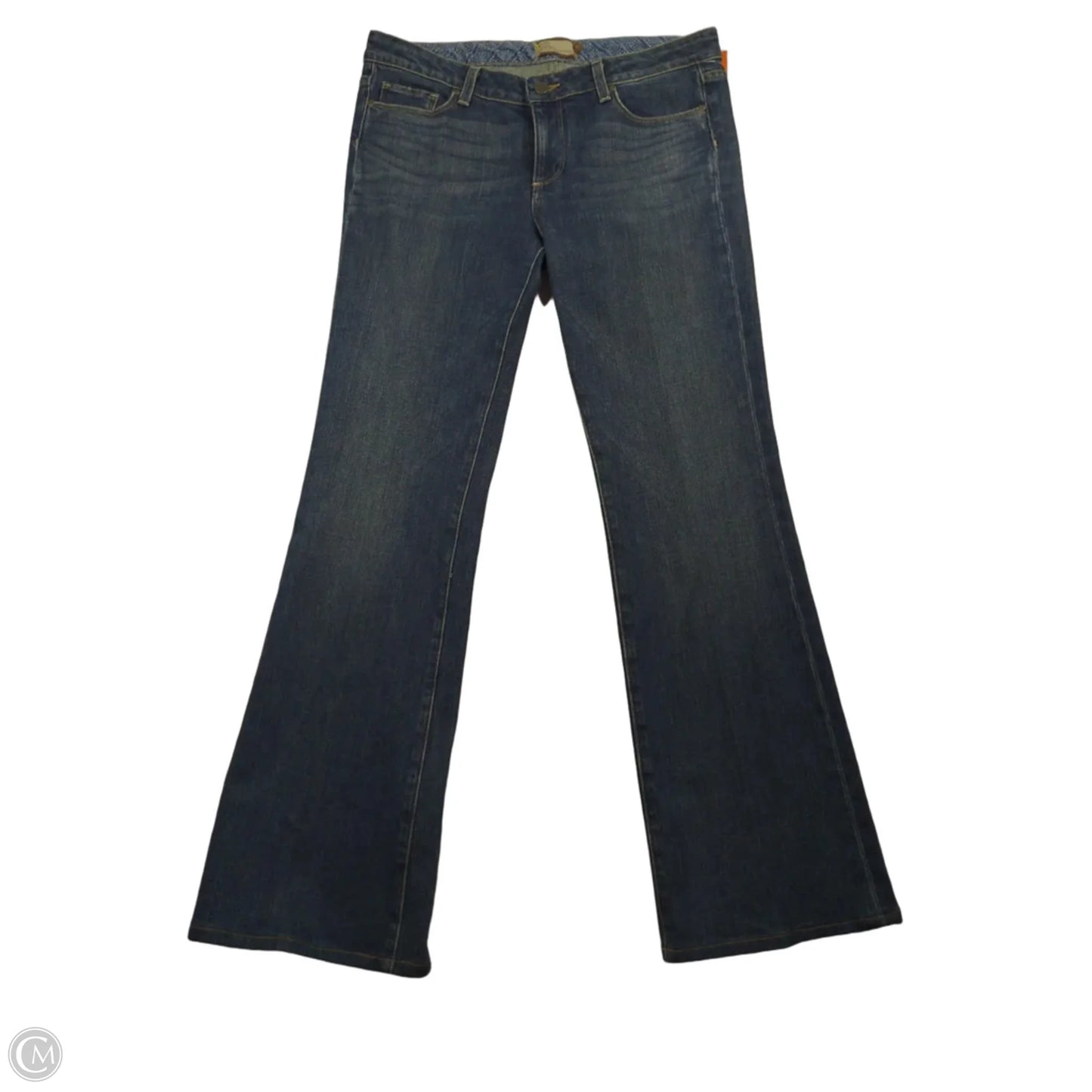 Jeans Boot Cut By Paige In Blue Denim, Size: 12