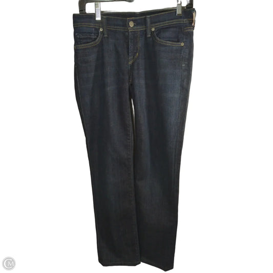 Jeans Straight By Citizens Of Humanity In Blue Denim, Size: 4