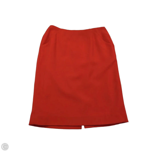 Skirt Midi By Dkny In Red, Size: 8