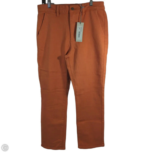 Jeans Straight By Just Usa In Orange Denim, Size: 8
