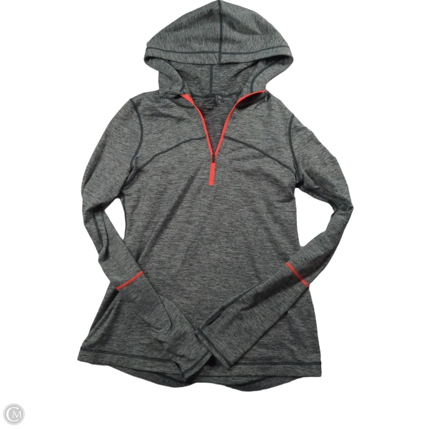 Athletic Jacket By Zella In Grey, Size: S