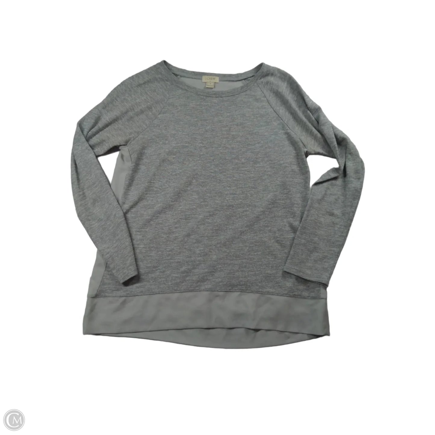 Top Long Sleeve By J. Crew In Grey, Size: S