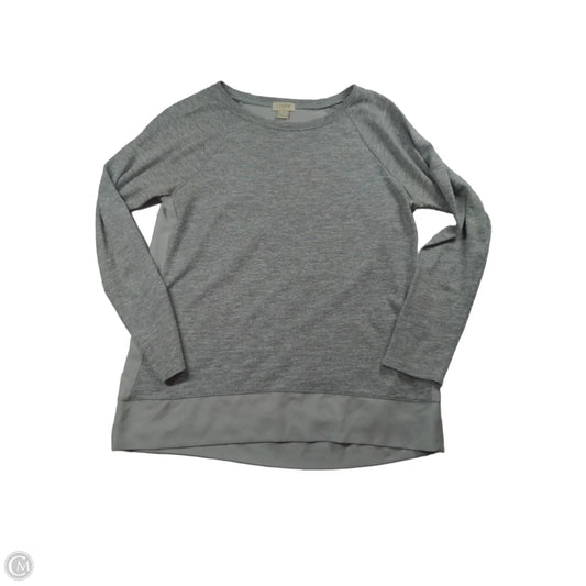 Top Long Sleeve By J. Crew In Grey, Size: S