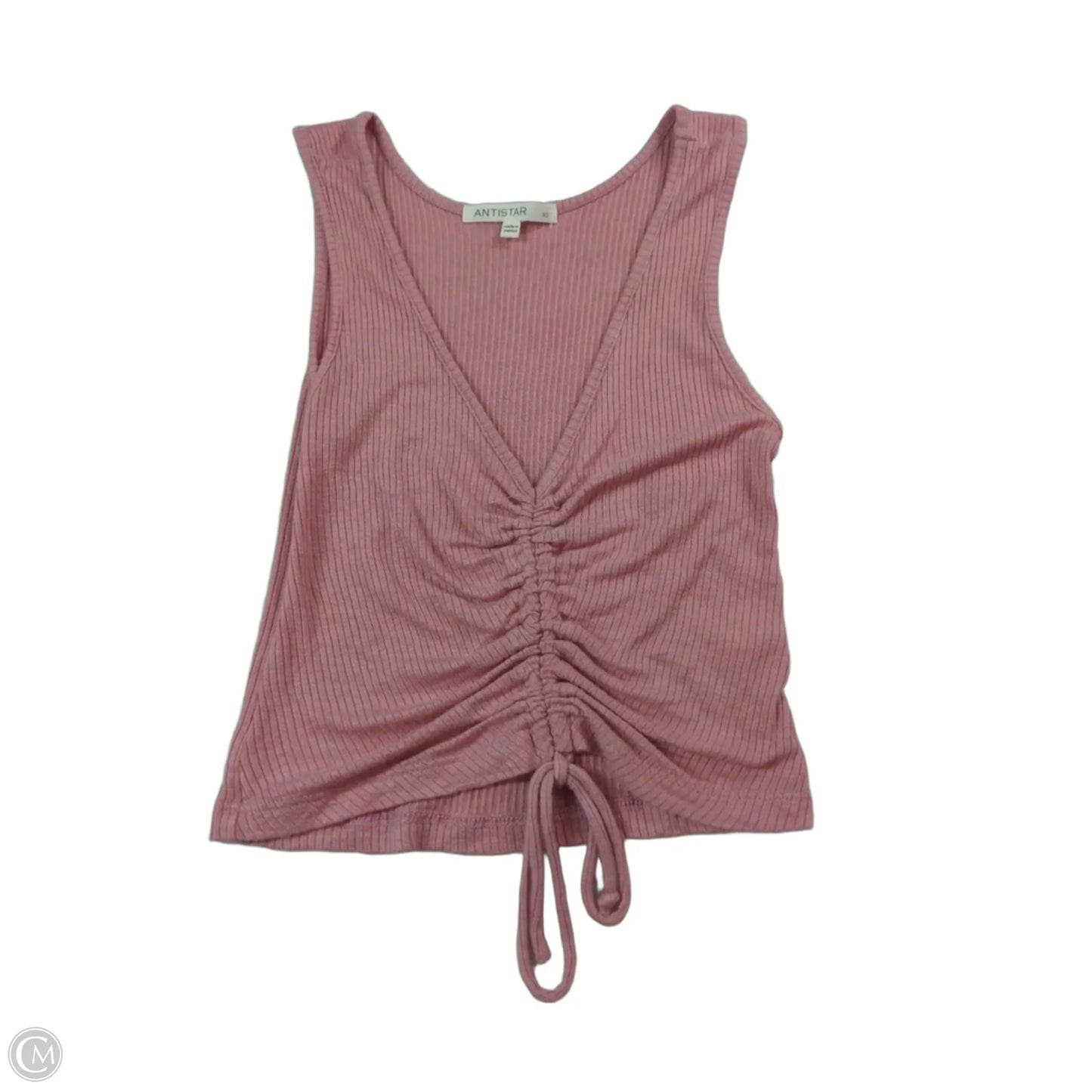Top Sleeveless By Antistar In Pink, Size: Xs
