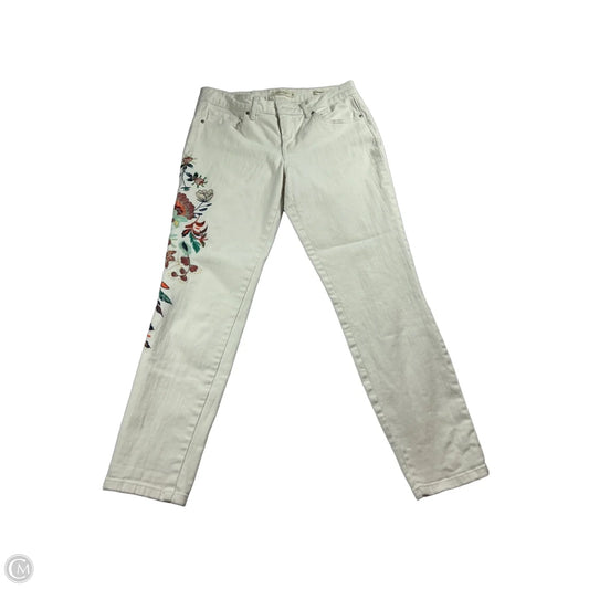 Jeans Skinny By Jessica Simpson In White, Size: 6