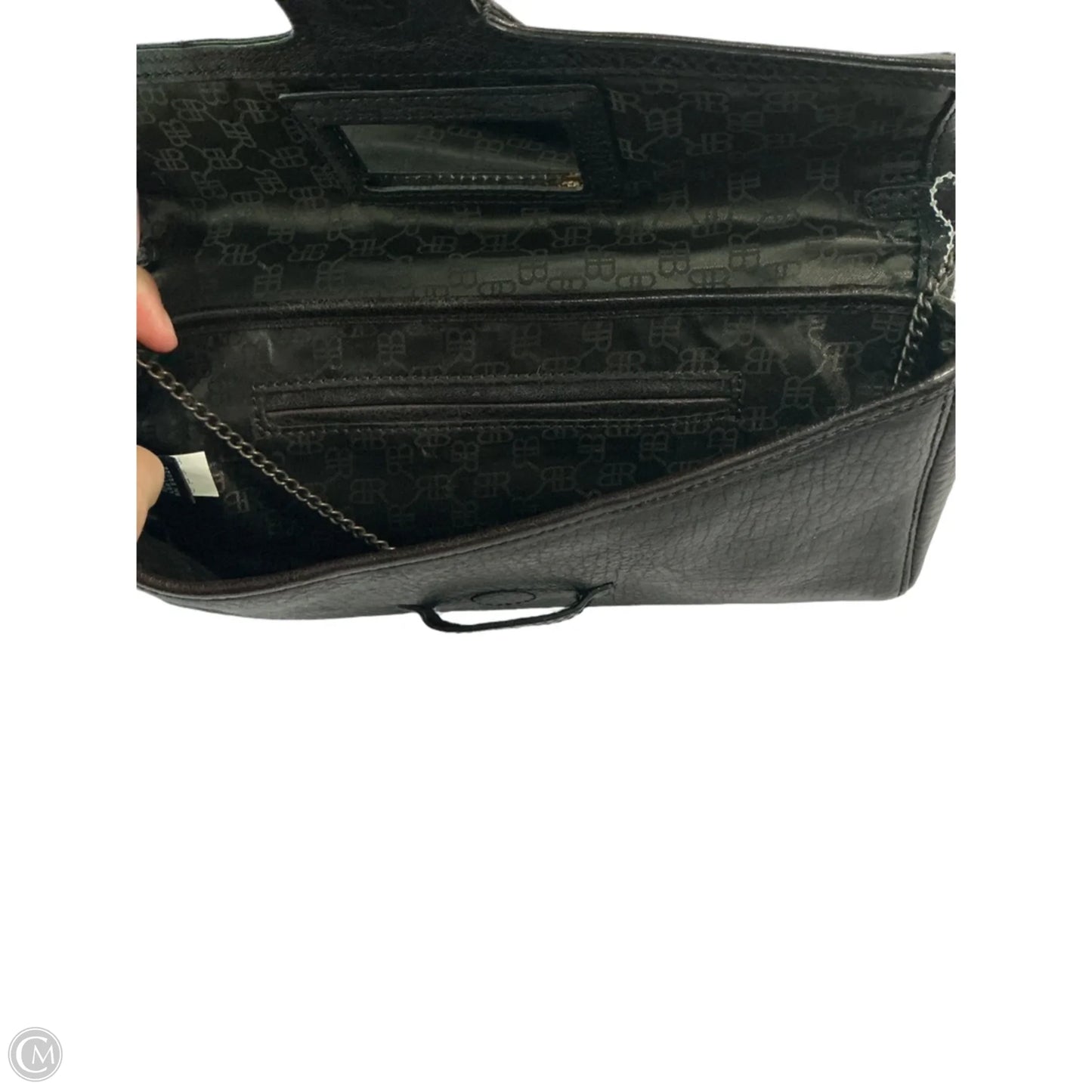 Clutch Leather By Banana Republic, Size: Medium