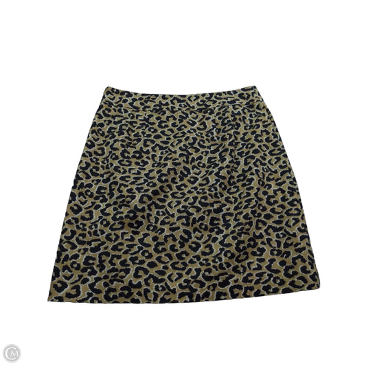 Skirt Midi By Talbots In Animal Print, Size: 4