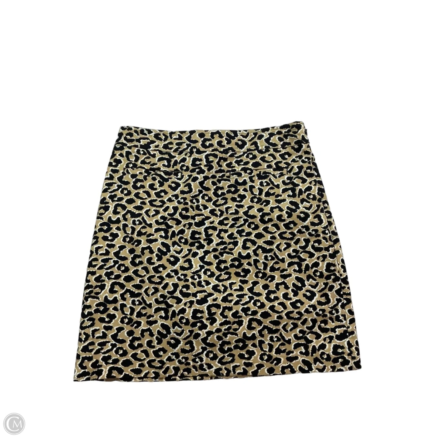 Skirt Midi By Talbots In Animal Print, Size: 4