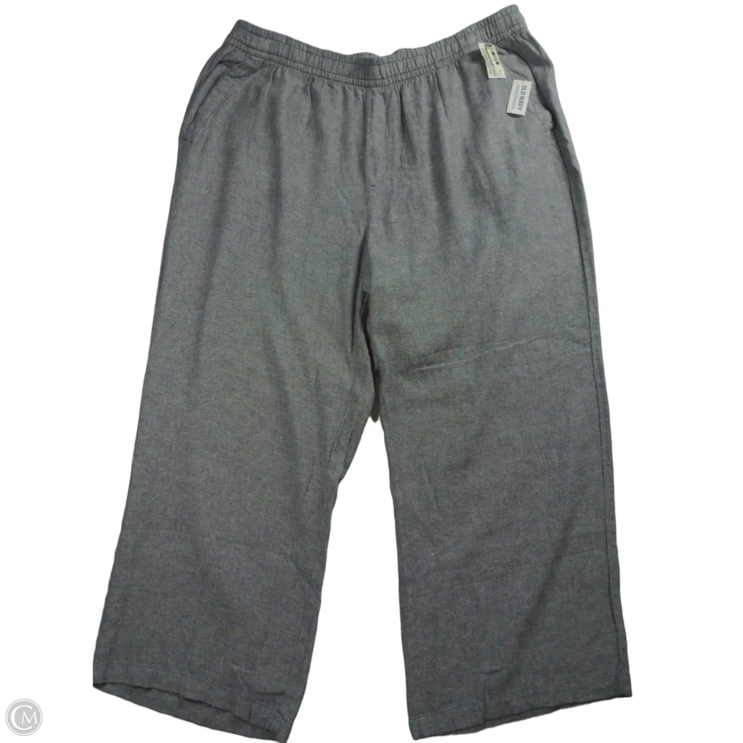 Pants Linen By Old Navy In Grey, Size: Xl