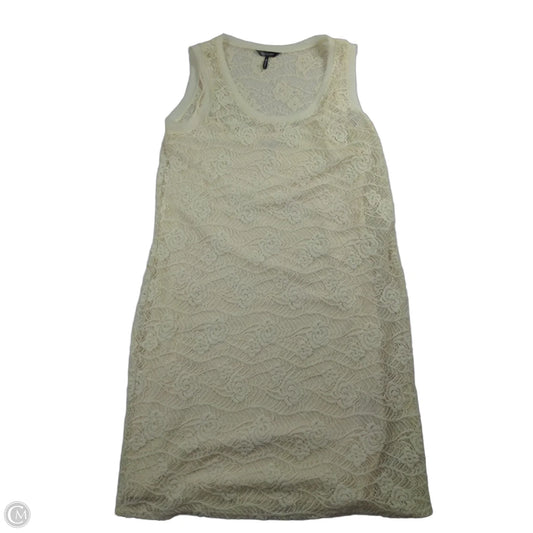 Dress Casual Midi By Daisy Fuentes In Beige, Size: M