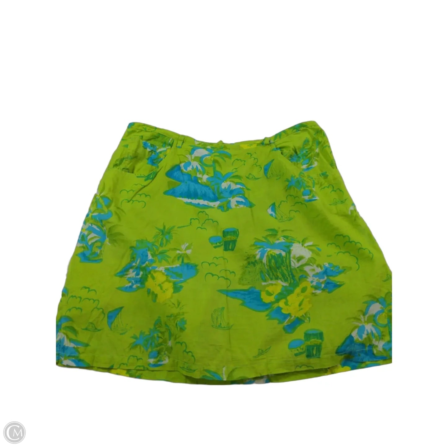 Skort By Clothes Mentor In Green, Size: 8