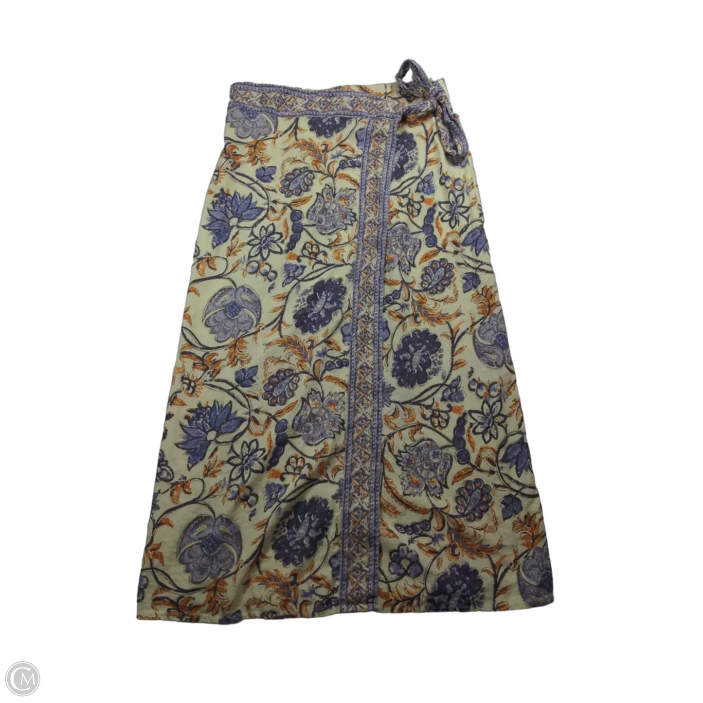 Skirt Maxi By Nicole Miller In Orange & Purple, Size: M