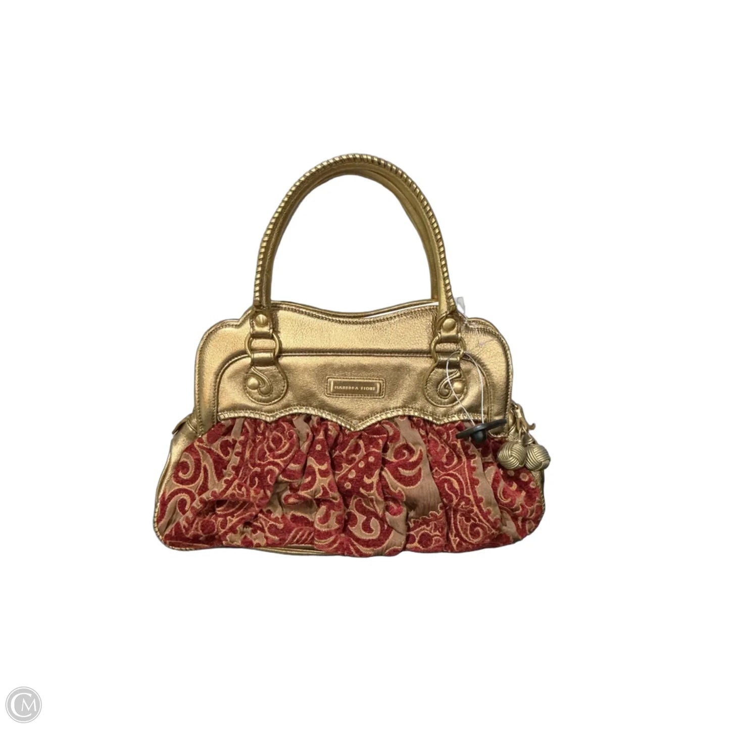 Handbag Leather By Isabella Fiore, Size: Medium