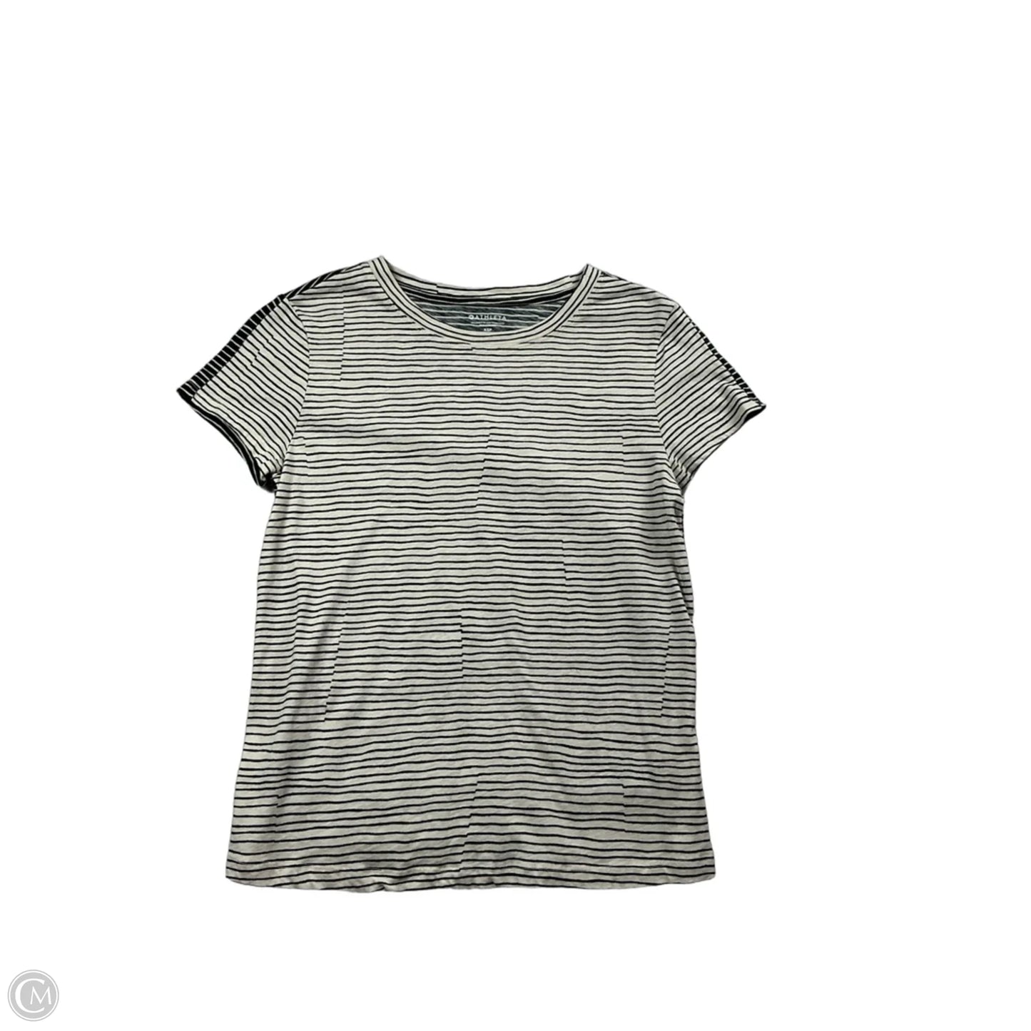 Top Short Sleeve By Athleta In Striped Pattern, Size: Xsp