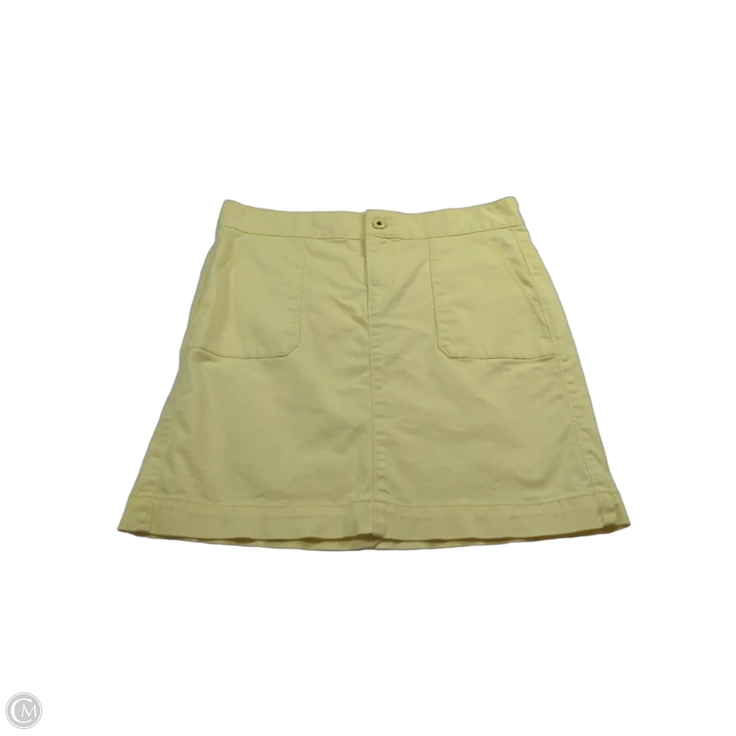 Skirt Mini & Short By Loft In Yellow, Size: 4