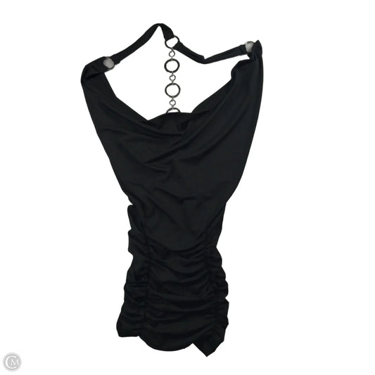 Dress Party Short By Clothes Mentor In Black & Silver, Size: M