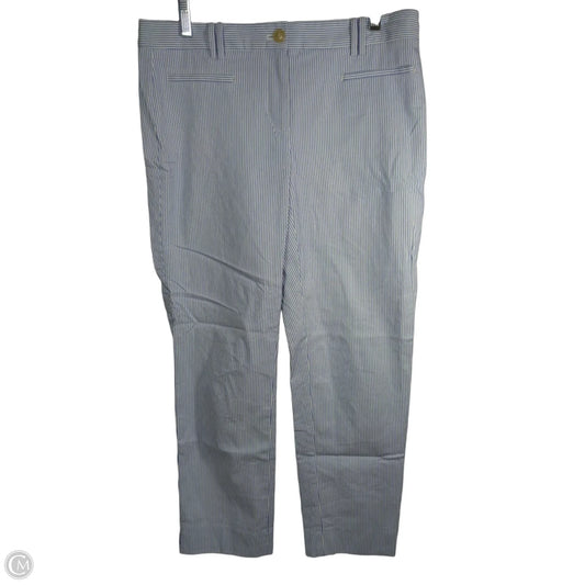 Pants Linen By Ann Taylor In Striped Pattern, Size: 2