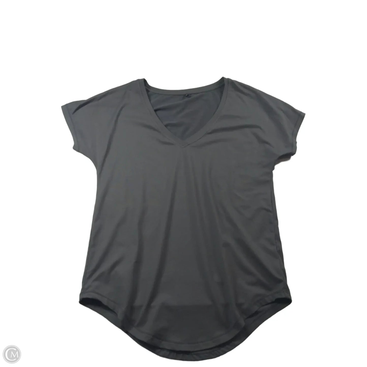 Top Short Sleeve Basic By Clothes Mentor In Grey, Size: Xs