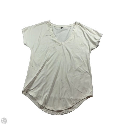 Top Short Sleeve Basic By Clothes Mentor In White, Size: Xs