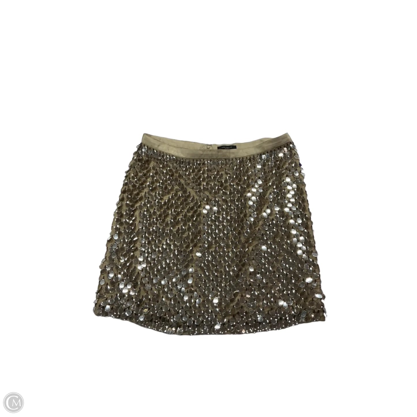 Skirt Midi By Ann Taylor In Beige, Size: 14