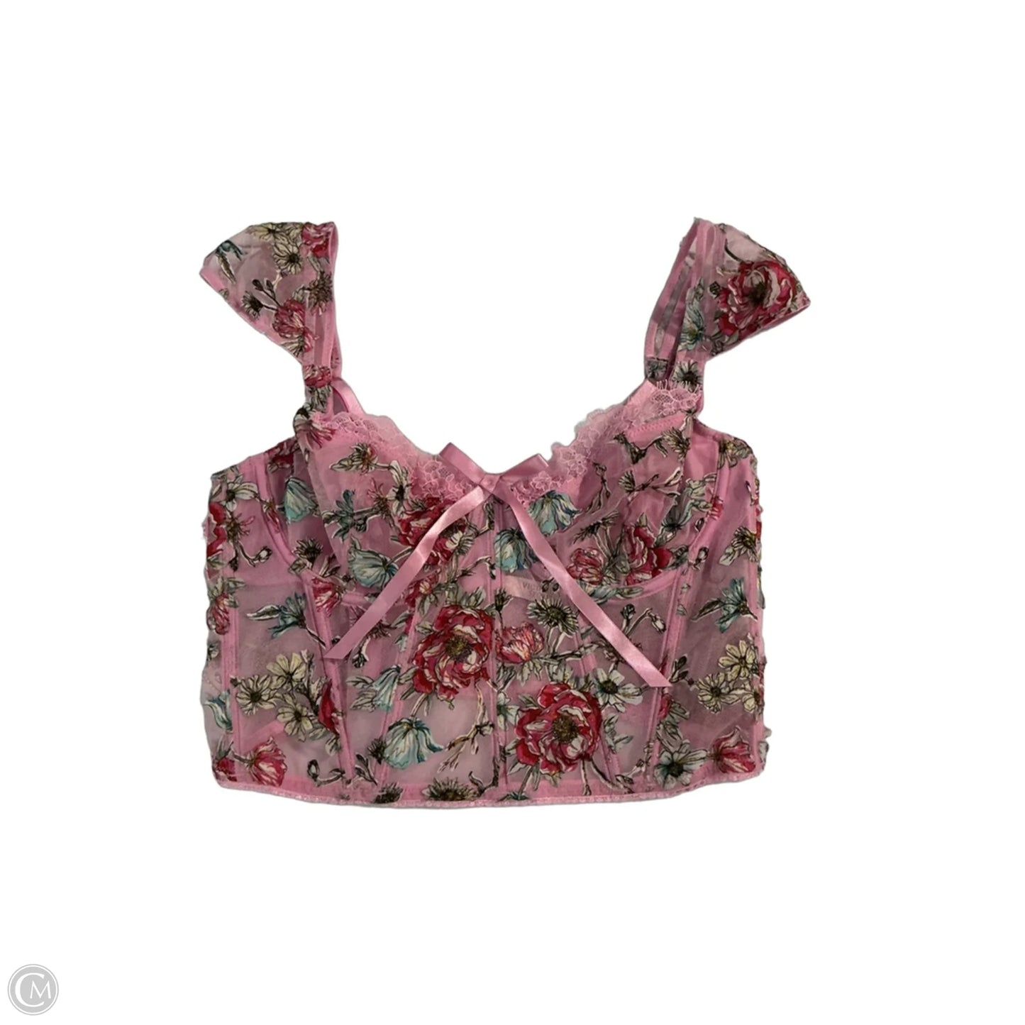 Top Sleeveless By Victorias Secret In Pink, Size: M