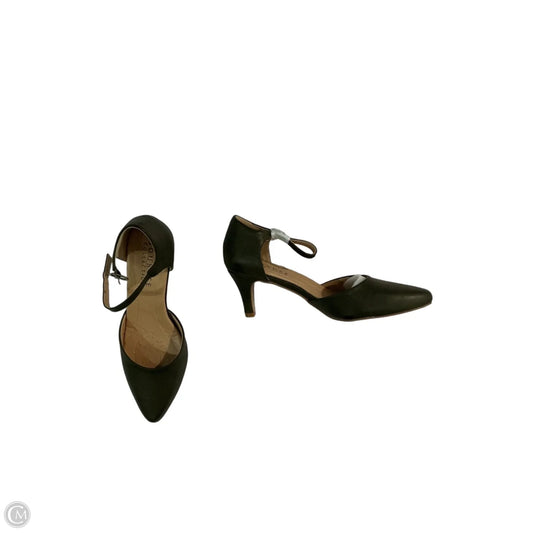 Shoes Heels Kitten By Journee In Green, Size: 8.5