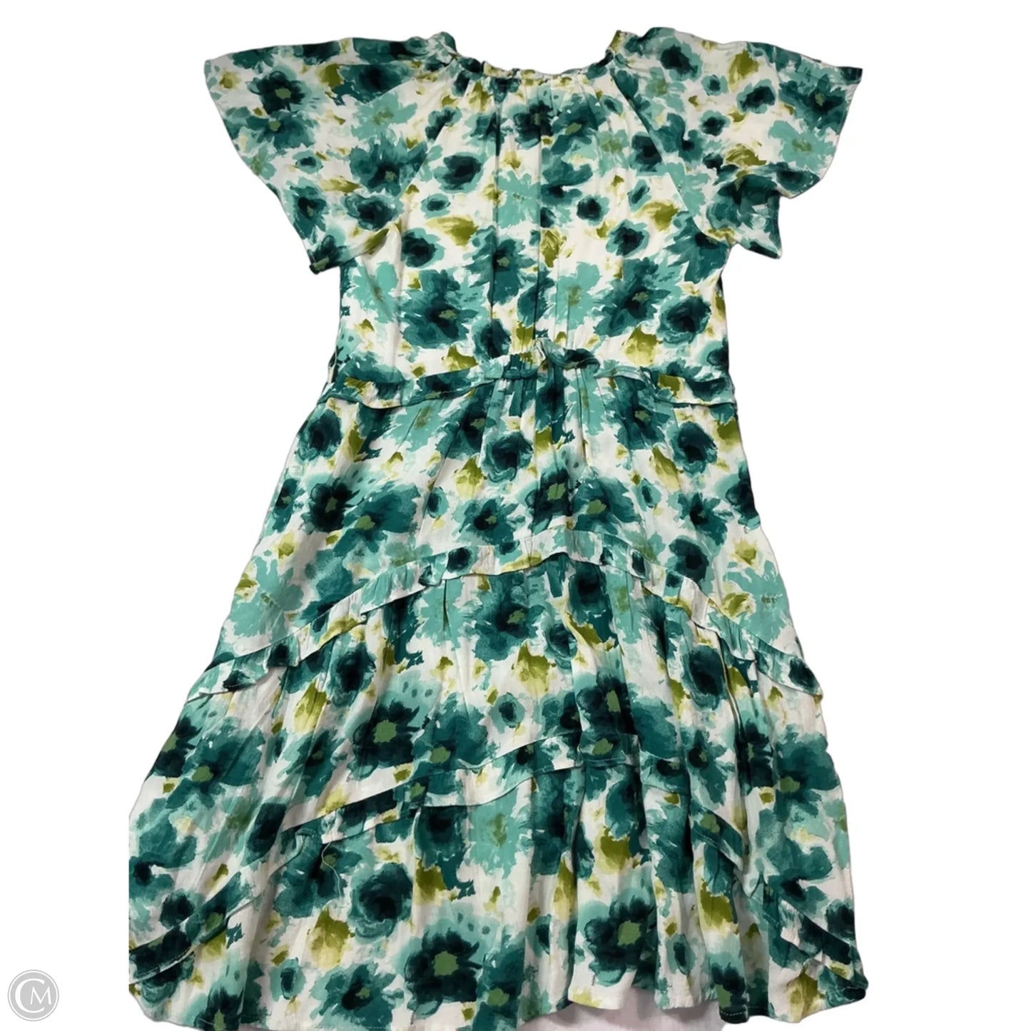 Dress Casual Short By Anthropologie In Green, Size: Xs