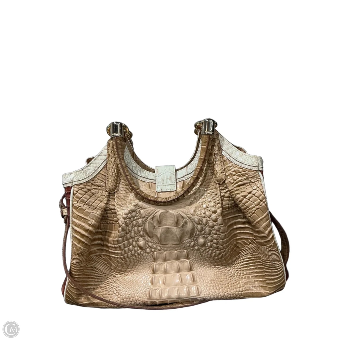 Handbag Designer By Brahmin, Size: Large