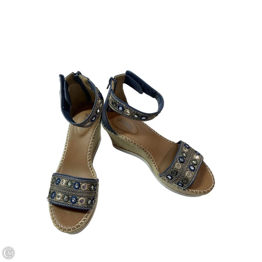 Shoes Heels Wedge By Vaneli In Multi-colored, Size: 9.5
