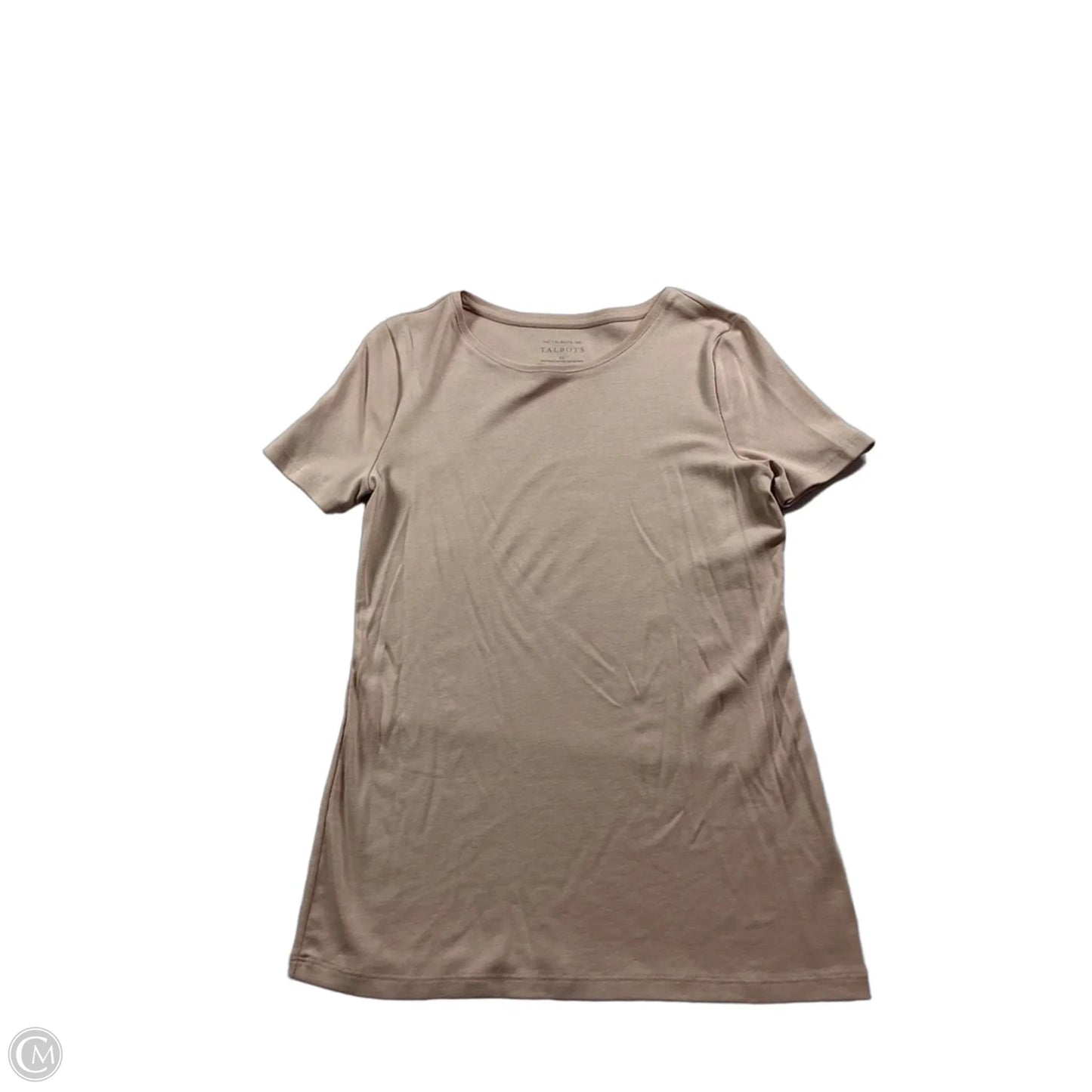 Top Short Sleeve Basic By Talbots In Pink, Size: Xs