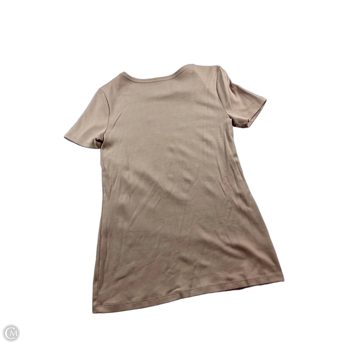 Top Short Sleeve Basic By Talbots In Pink, Size: Xs