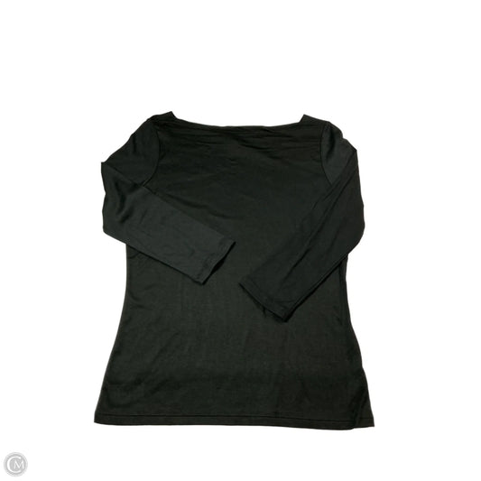 Top Long Sleeve Basic By Talbots In Black, Size: Xs