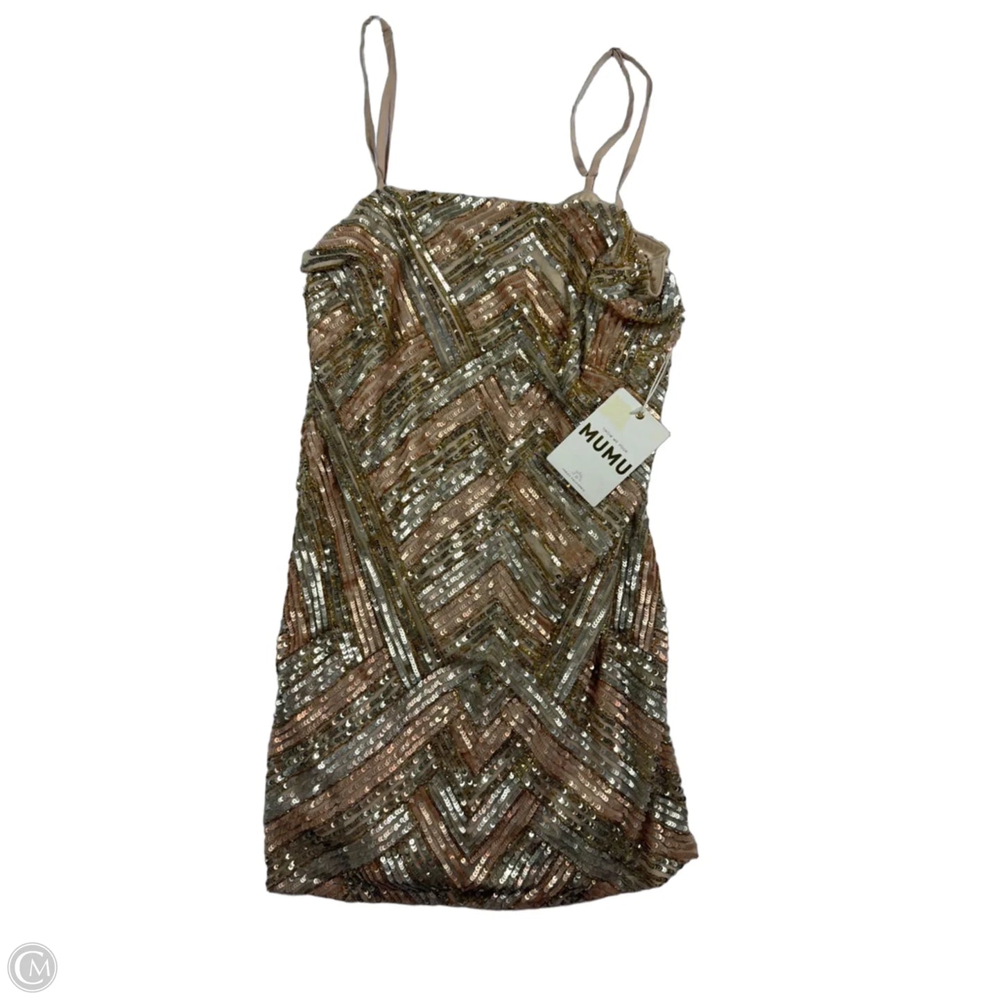 Dress Party Short By Show Me Your Mumu In Gold, Size: S